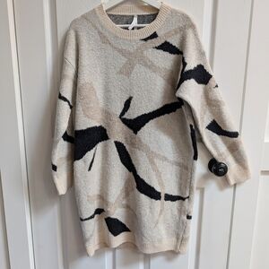 Dreamers Abstract Sweater Dress